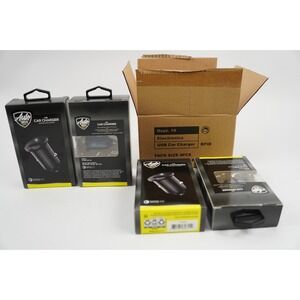 New 4 Pack Auto Drive USB Car Charger 3.0A Single Port